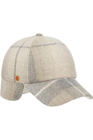 Mayser Taja Check Cap mit Ohrenklappen Basecap Baseballcap Wintercap