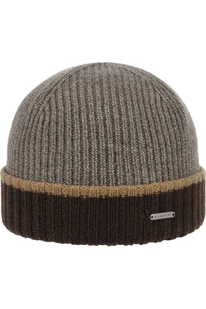 Bugatti Contrast Edge Wollm?tze Beanie Strickm?tze Umschlagm?tze