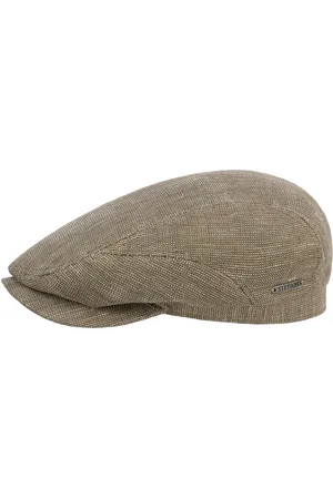 Stetson Brenscott Driver Flatcap Schirmm?tze Schieberm?tze Leinencap