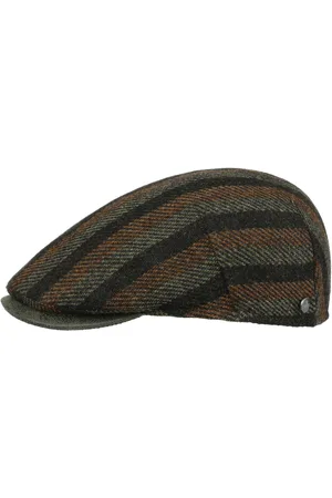 Lierys Stripes Flatcap Schirmm?tze Schieberm?tze Wollcap