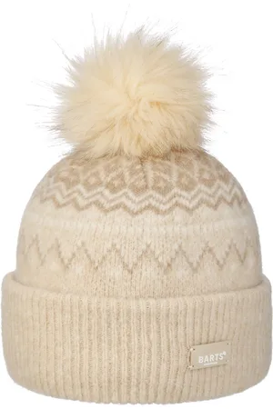 Barts Woodstar Alpaka Bommelm?tze Beanie Strickm?tze Damenm?tze Umschlagm?tze