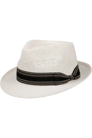 Lipodo Montreal Trilby Strohhut Sommerhut Sonnenhut Strohtrilby Strandhut Gartenhut