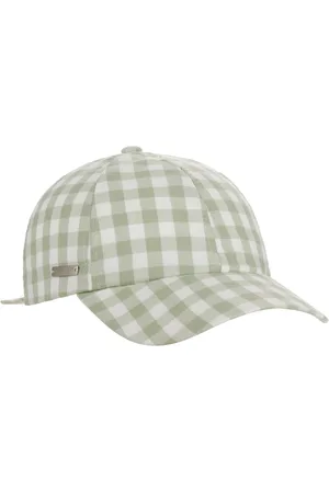 Seeberger Check Cotton Cap Basecap Baseballcap Baumwollcap Damencap