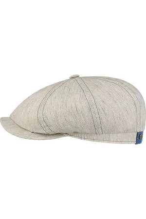 Stetson Hatteras Pandico Leinen Flatcap Schirmm?tze Ballonm?tze Leinencap