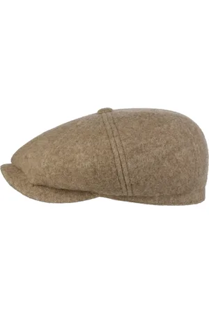 Stetson Hatteras Doubleface Sustainable Flatcap Schirmm?tze Ballonm?tze Wollcap
