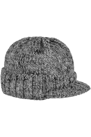 McBURN Grinta Visorbeanie mit Fleece Strickm?tze mit Visor Beanie M?tze Winterm?tze