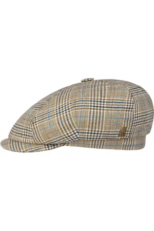 Mayser Emil Summer Check Zechbauer Flatcap Schirmm?tze Baumwollcap Sommercap