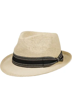 Lipodo Montreal Trilby Strohhut Sommerhut Sonnenhut Strohtrilby Strandhut Gartenhut
