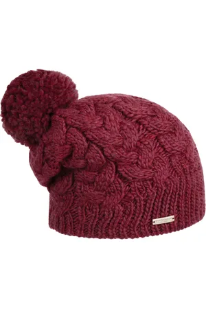 Seeberger Travola Bommelm?tze Strickm?tze Beanie Damenm?tze