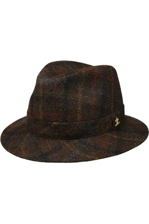 Lierys Gold Harris Tweed Wollhut Travellerhut Wolltraveller