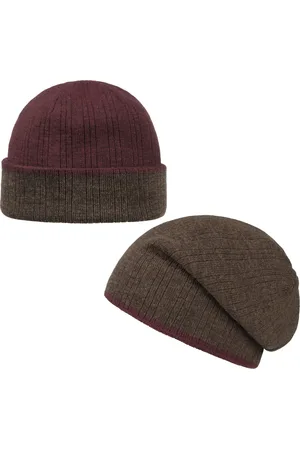 bedacht Twotone Wendem?tze Beanie Umschlagm?tze Winterm?tze Damenm?tze
