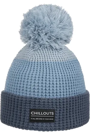 Chillouts Wanda Bommelm?tze Strickm?tze Umschlagm?tze Winterm?tze Damenm?tze Beanie