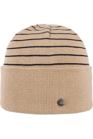 Lierys Organic Cotton Umschlagm?tze Beanie Strickm?tze Baumwollm?tze