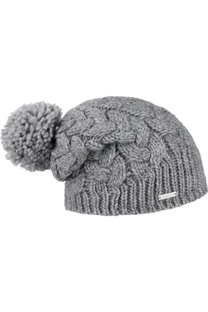 Seeberger Travola Bommelm?tze Strickm?tze Beanie Damenm?tze