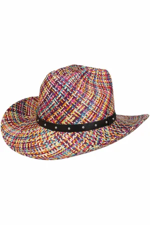 Lierys Multicolour Cattleman Panamahut Westernhut Cowboyhut Panamastrohhut Strohhut Sonnenhut