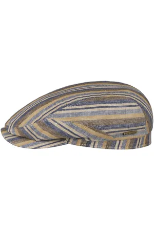 Stetson Sacota Driver Leinen Flatcap Schirmm?tze Schieberm?tze Leinencap Sommercap
