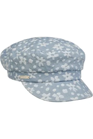 Seeberger Flower Elbsegler Baker-Boy-M?tze Denimcap Damencap Elbseglerm?tze Kapit?nsm?tze
