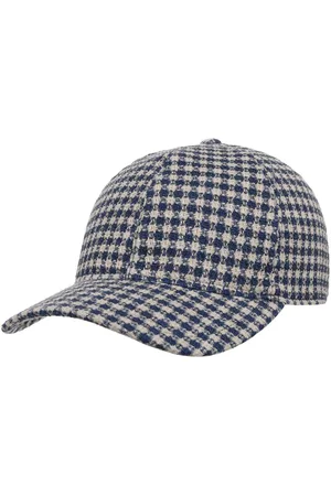 Borsalino Hiker Check Cap Basecap Baseballcap Baumwollcap Karocap Sommercap