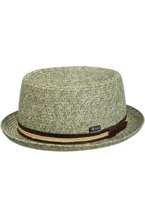 Lipodo Carignano Pork Pie Strohhut Sommerhut Sonnenhut Pork-Pie-Hut