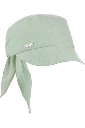 Seeberger Cotton Chambray Damencap Baumwollcap Schirmm?tze Visor Sonnenvisor
