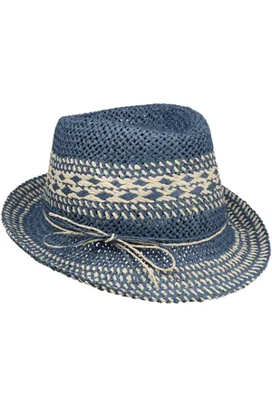 Loevenich Twotone Trilby Strohhut Sommerhut Sonnenhut Strohtrilby Strandhut
