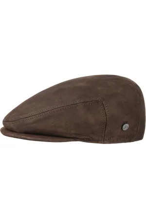 Lierys Leder Flatcap Lederflatcap Herrencap Cap Schirmm?tze Schieberm?tze