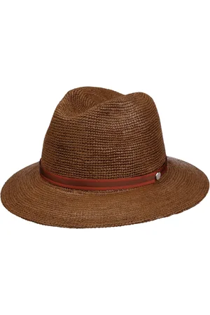 Borsalino Packable Raffia Crochet Strohhut