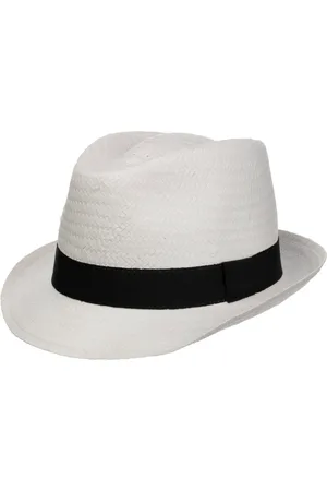 Lipodo M?laga Trilby Strohhut Sommerhut Sonnenhut Gartenhut Strohtrilby