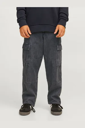 JACK & JONES Jjichris Jjwade Cargo Mf 348 Jnr Relaxed Fit Jeans Junior