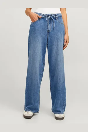 JJXX Jxpixi Wide Linen Blend Lw Jeans Dnm