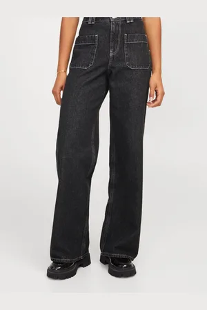 JJXX Jxtokyo Pil Wide Hw Pocket Jeans Dnm