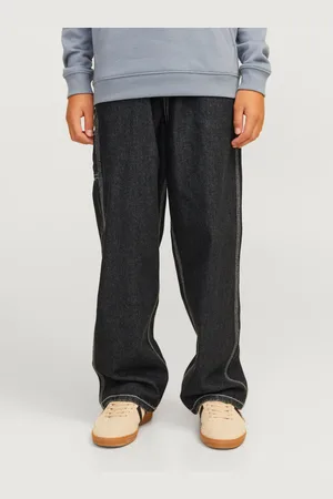 JACK & JONES Jjialex Jjcarpenter Mf 056 Sn Jnr Baggy Fit Jeans Junior
