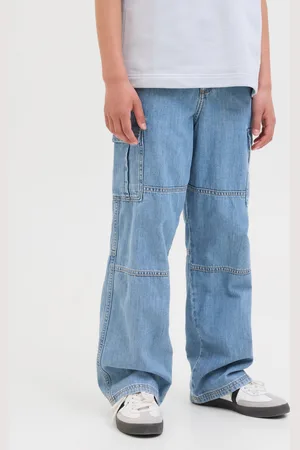 JACK & JONES Jjialex Jjwade Akm 065 Jnr Baggy Fit Jeans Junior