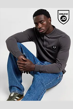 Fred Perry Badge Long Sleeve Poloshirt