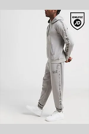 EA7 Reflective Logo Hooded Trainingsanzug
