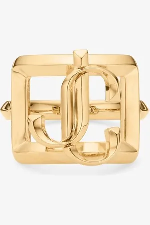 Jimmy Choo Square Jc Slim Ring
