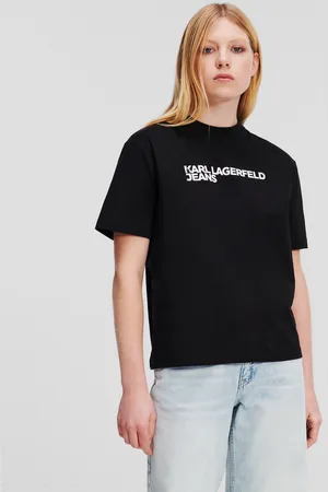 KL Jeans T-shirt Mit Klj-logo, Frau, , Größe: XXS