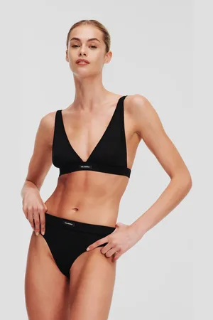 Karl Lagerfeld Dekollete-bralette Mit Essential-logo, Frau, , Größe: XXS
