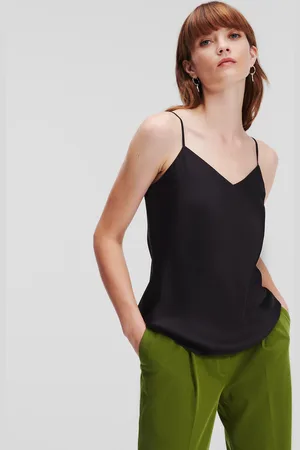 Karl Lagerfeld Camisole Aus Satin, Frau, , Größe: XM