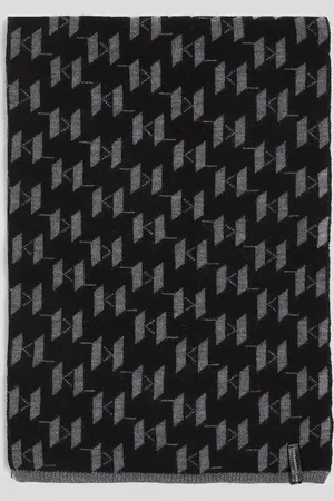 Karl Lagerfeld K/monogram Webschal, Mann, , Größe: X00