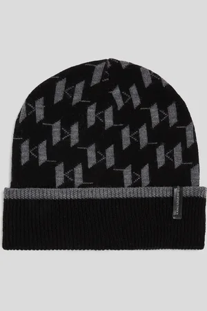 Karl Lagerfeld K/monogram Beanie-mütze, Mann, , Größe: X00