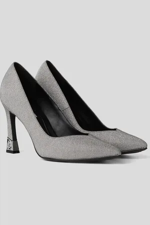 Karl Lagerfeld Premiere 90 glitzernde Pumps, Frau, , Größe: L35