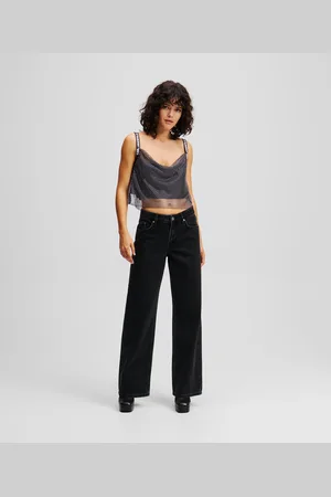 Karl Lagerfeld Jeans In Lässiger Passform Mit Mittelhohem Bund, Frau, , Größe: L2530