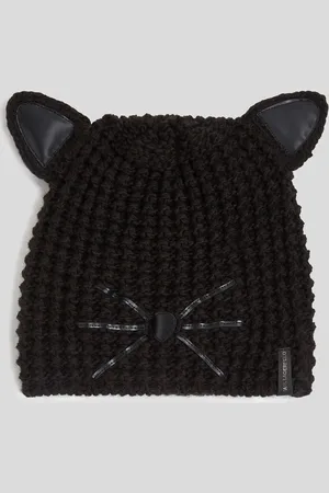 Karl Lagerfeld K/essential choupette-beanie-mütze, Frau, , Größe: X00