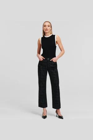 Karl Lagerfeld Karl essential kameo Girlfriend-jeans, Frau, , Größe: X24