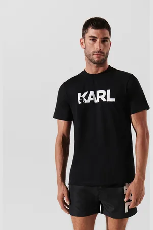 Karl Lagerfeld Strand-t-shirt Mit Karl-logo, Mann, , Größe: XXS