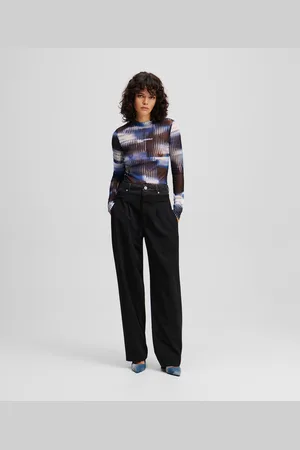 Karl Lagerfeld Hose Aus Mischgewebe, Frau, , Größe: XXS