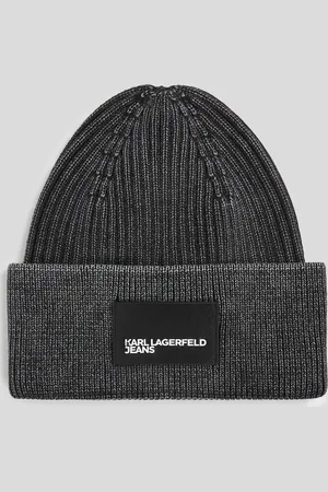 Karl Lagerfeld Beanie-mütze In Acid-waschung, Mann, , Größe: X00