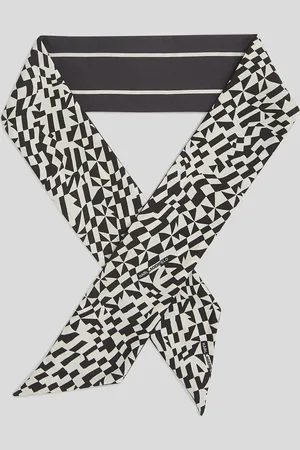 Karl Lagerfeld K/essential schmaler Seidenschal, Frau, , Größe: X00