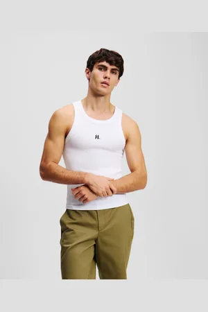 Karl Lagerfeld Kl Monogram Tanktop, Mann, , Größe: XXS